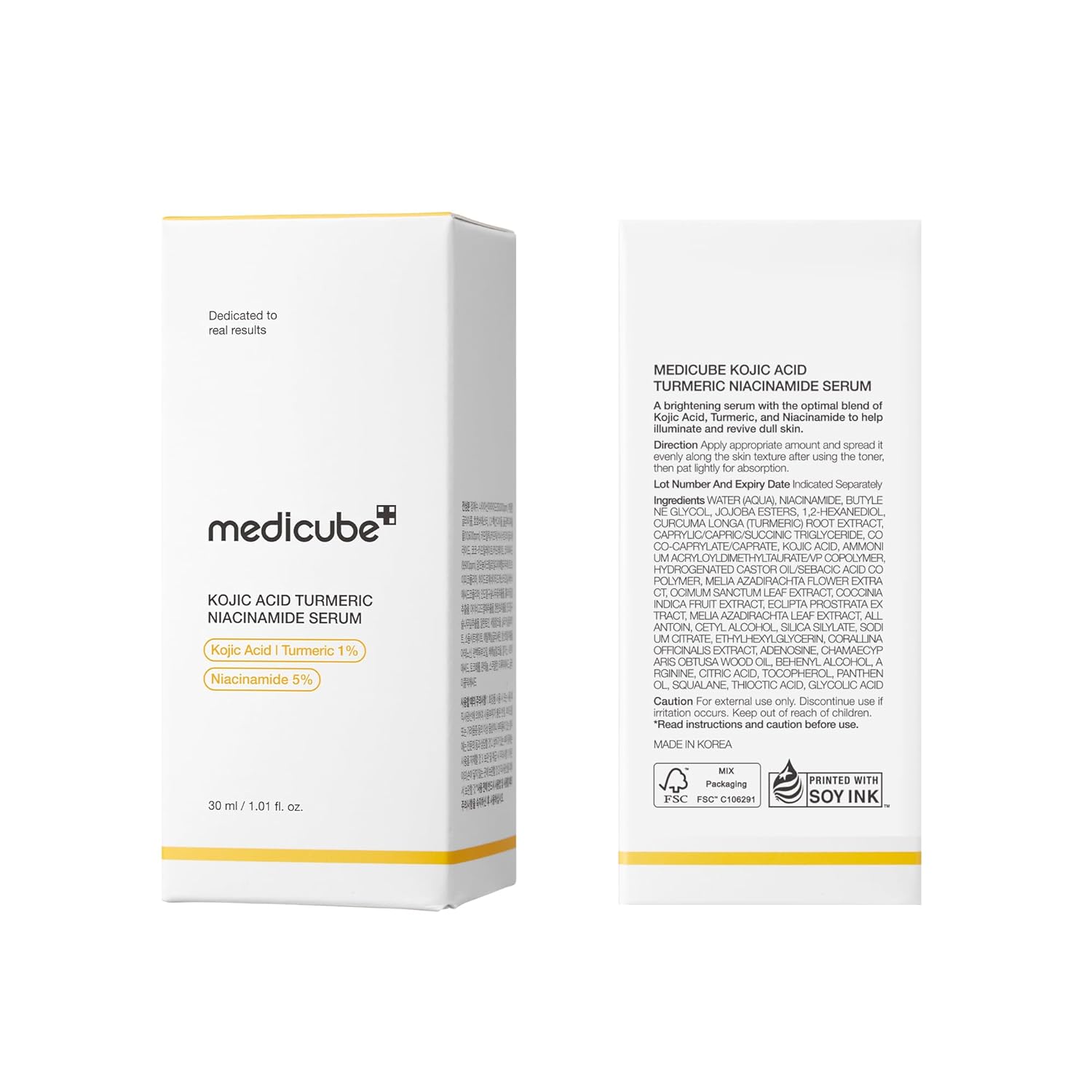 Medicube Kojic Acid Turmeric Niacinamide Serum 30ml