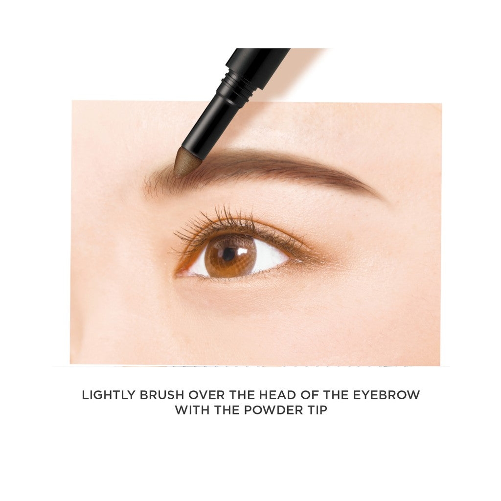 Browlash EX Water Strong W Eyebrow Gel Pencil & Powder Natural Brown
