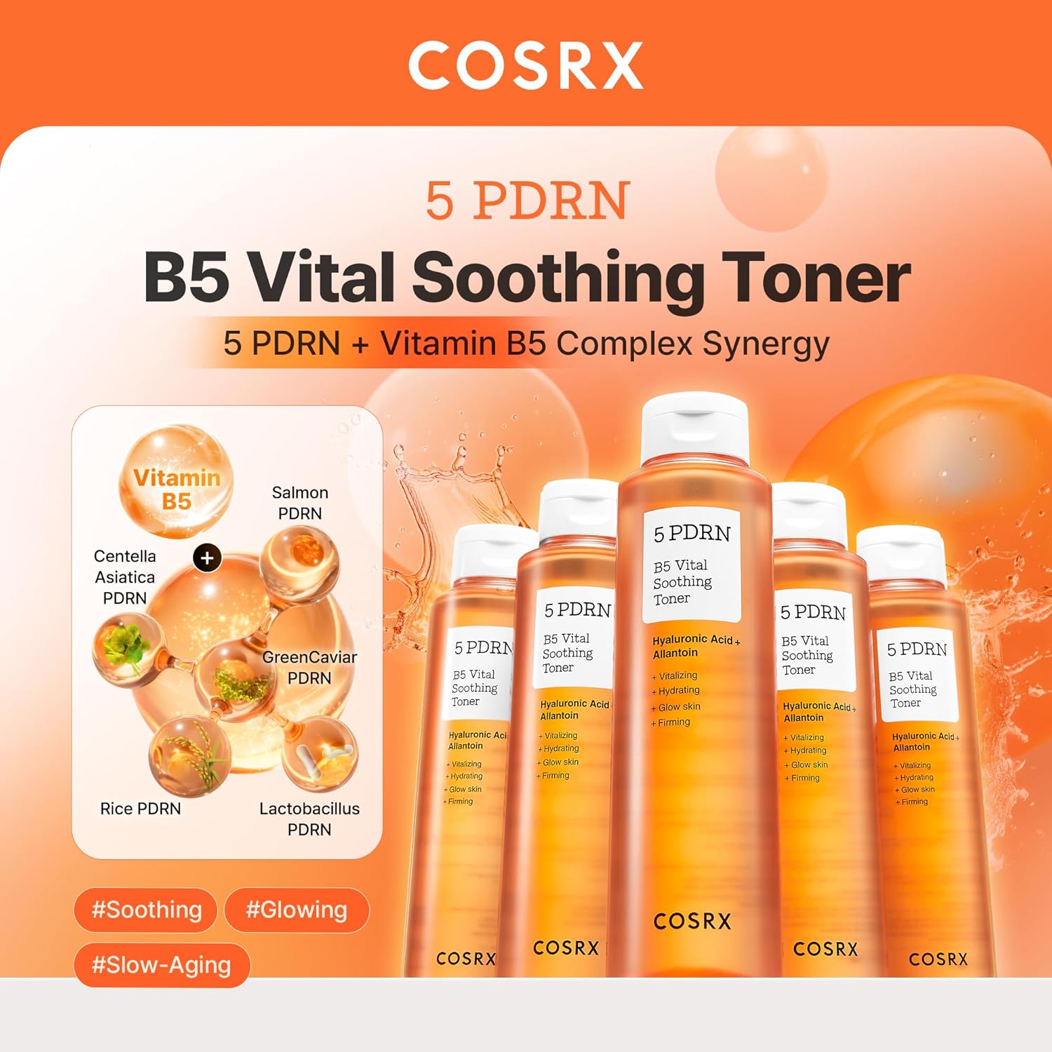 Cosrx 5 PDRN B5 Vital Toner 280ml