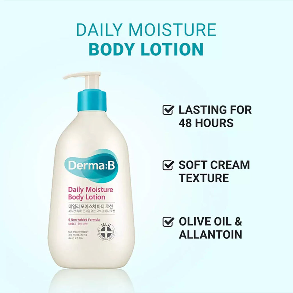 Derma:B Daily Moisture Body Lotion 400ml