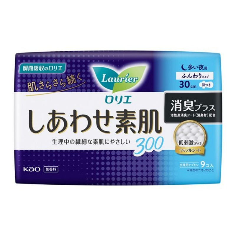 Kao Laurier Sanitary Napkin With Wings 30cm 9pcs
