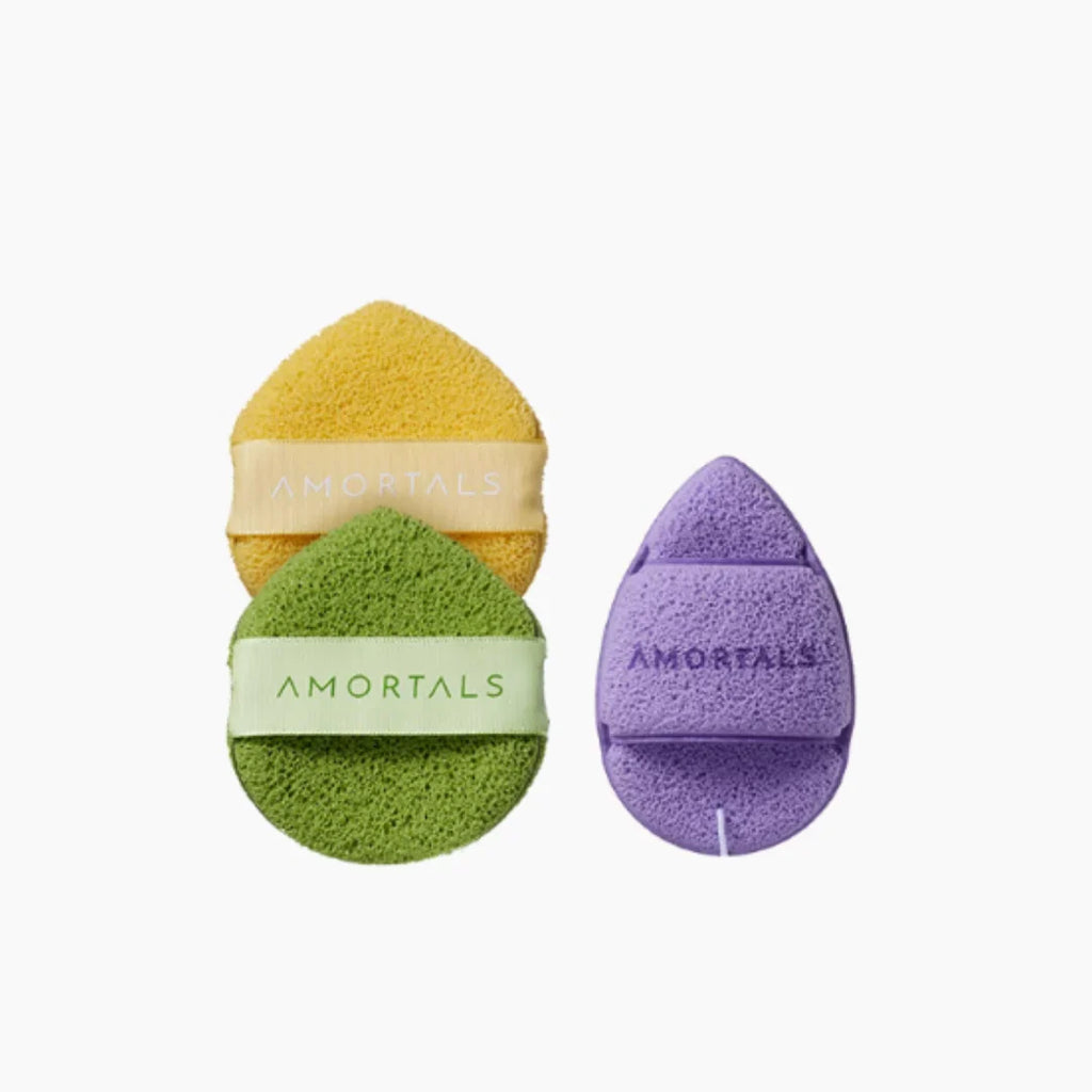Amortals Bright Smile Cleansing Puff 3pcs
