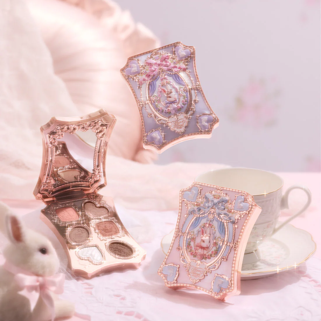 Flower Knows Bunny Garden Collection 6-Color Makeup Palette