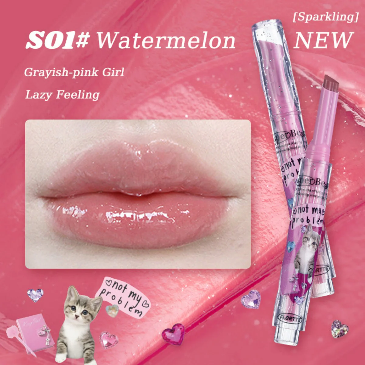 Flortte I Am Super Beauty Jelly Lipstick 1.5g