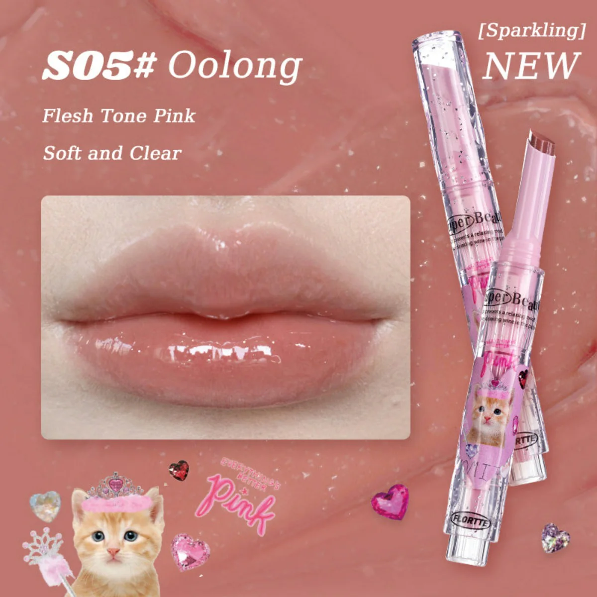 Flortte I Am Super Beauty Jelly Lipstick 1.5g