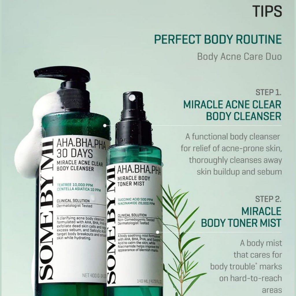 Some By Mi AHA BHA PHA Miracle Body Toner Mist 140ml