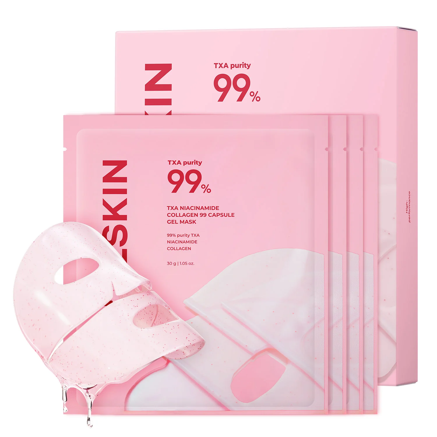 April Skin TXA Niacinamide Collagen 99 Capsule Gel Mask (4EA)