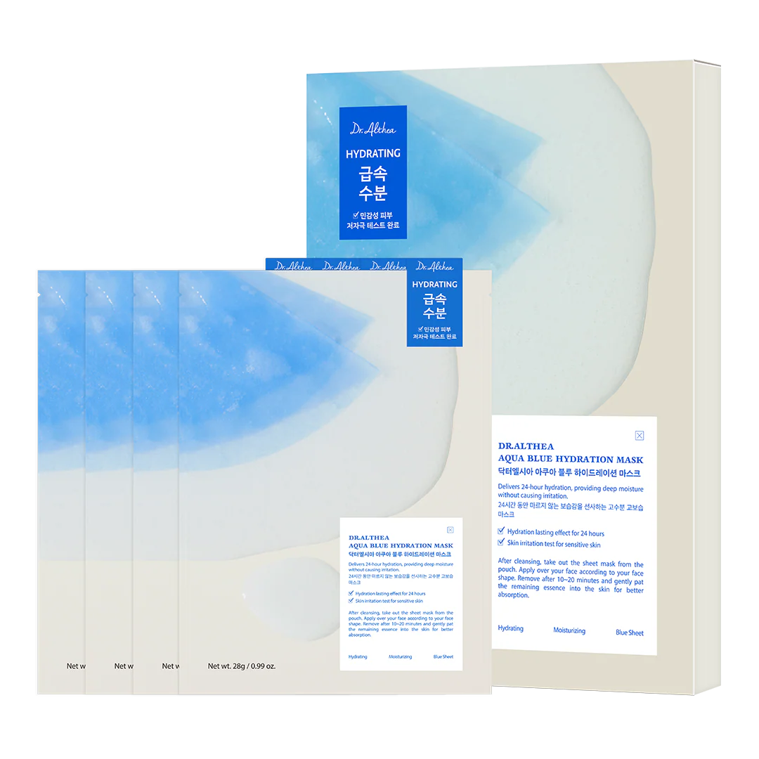 Dr.Althea Aqua Blue Hydration Mask 28g 4pcs