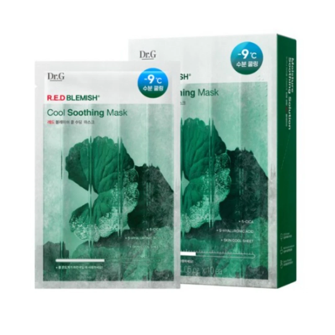 Dr.G R.E.D Blemish Cool Soothing Mask 10Pcs