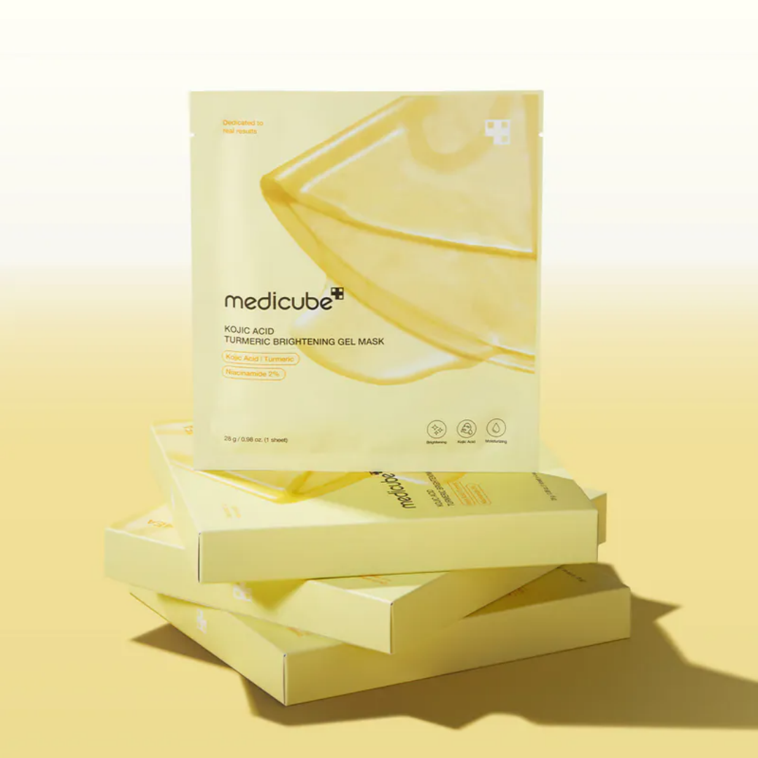 Medicube Kojic Acid Turmeric Brightening Gel Mask (4Ea)