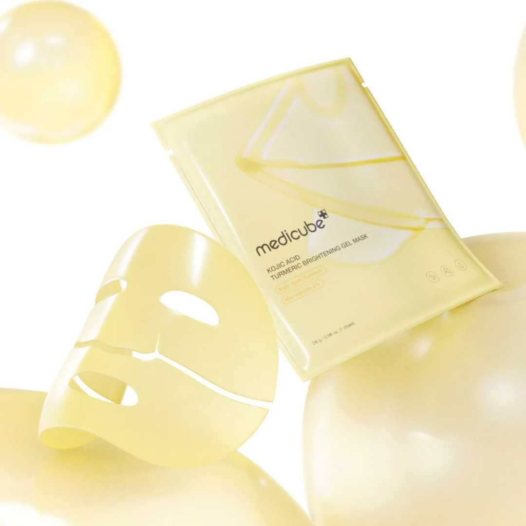 Medicube Kojic Acid Turmeric Brightening Gel Mask (4Ea)