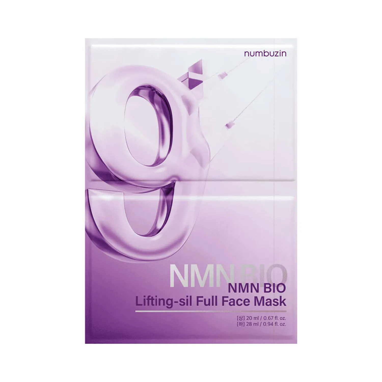Numbuzin No.9 Nmn Bio Lifting-Sil Essence Set (No.9 Full Face Pack+Fabric Lifting Brand)