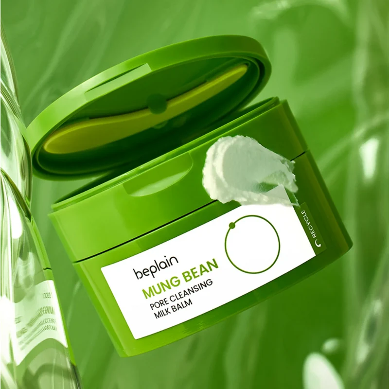 Beplain Mung Bean Pore Cleansing Milk Balm 100ml - Image 3