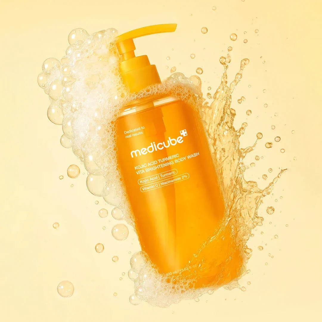 Medicube Kojic Acid Turmeric Vita Brightening Body Wash 400ml - Image 4