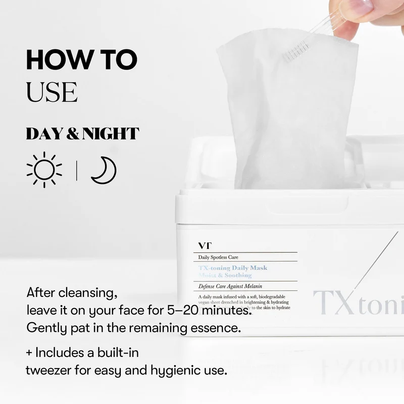 VT Cosmetics TX-toning Daily Mask 30pcs