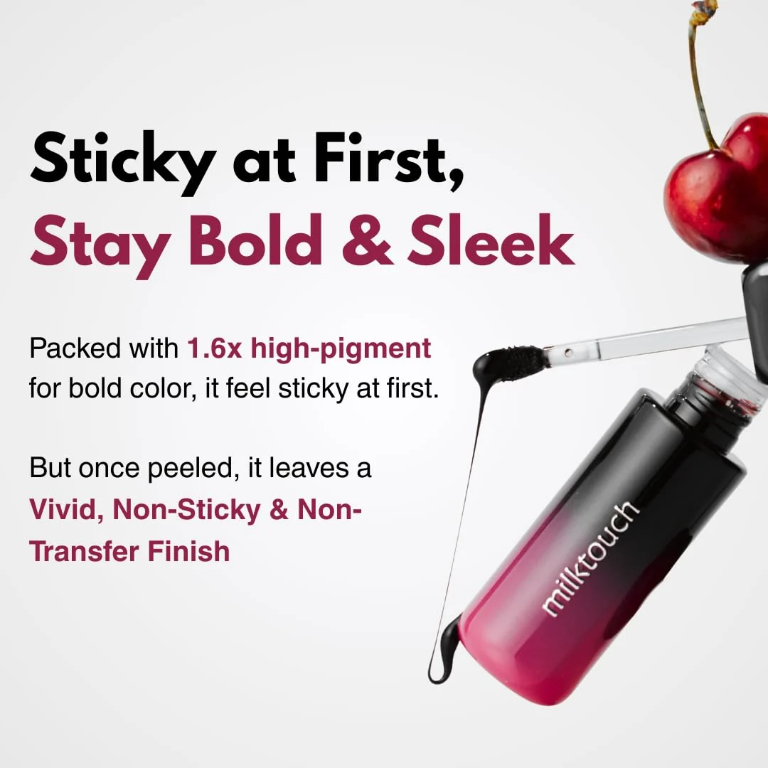 Milktouch Black Peel Off Lip Tattoo 4.5g