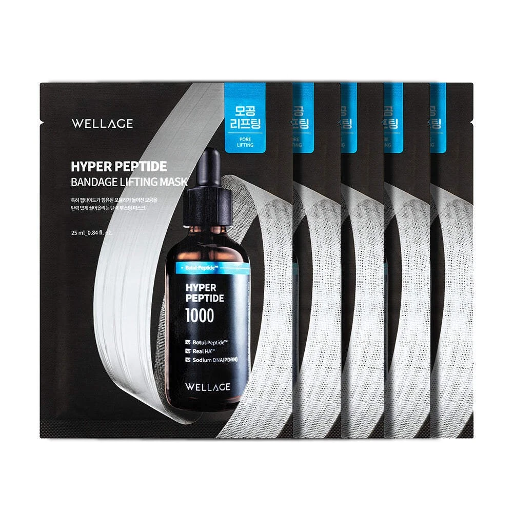 Wellage Hyper Peptide Bandage Lifting Mask 5ea