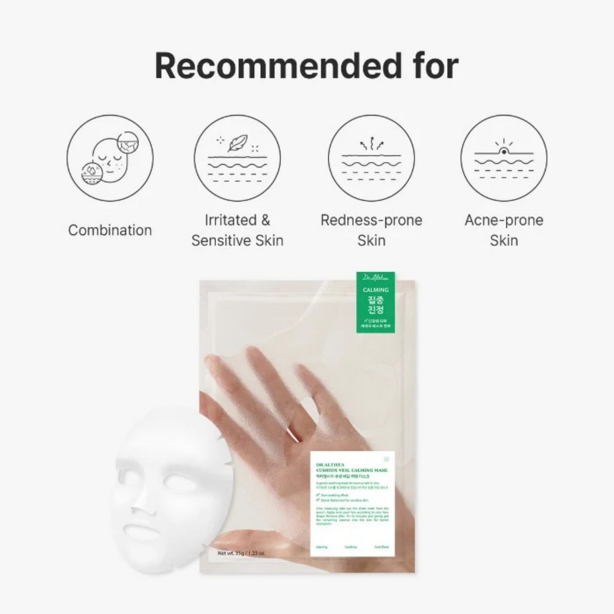 Dr.Althea Cushion Veil Calming Mask 1Pcs