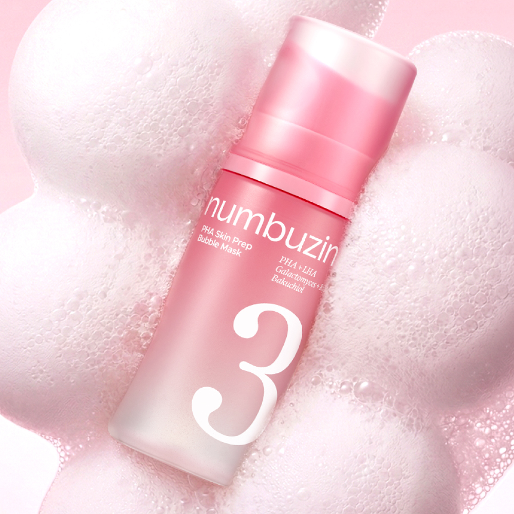 Numbuzin No.3 PHA Skin Prep Bubble Mask 90ml