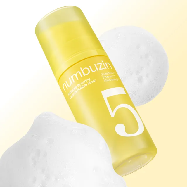 Numbuzin No.5 Radiance Boosting Capsule Bubble Mask 85ml