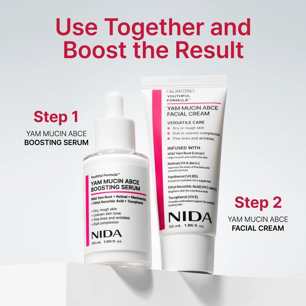 NIDA Youthful Formula Yam Mucin ABCE Facial Cream 55ml