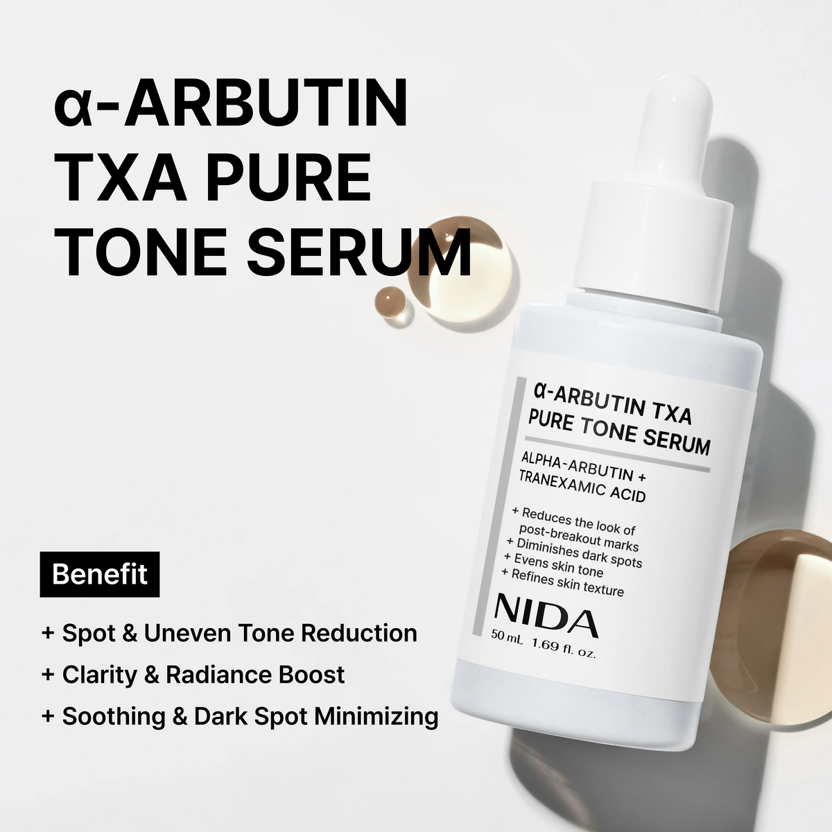 NIDA Alpha-Arbutin TXA Pure Tone Serum 50ml