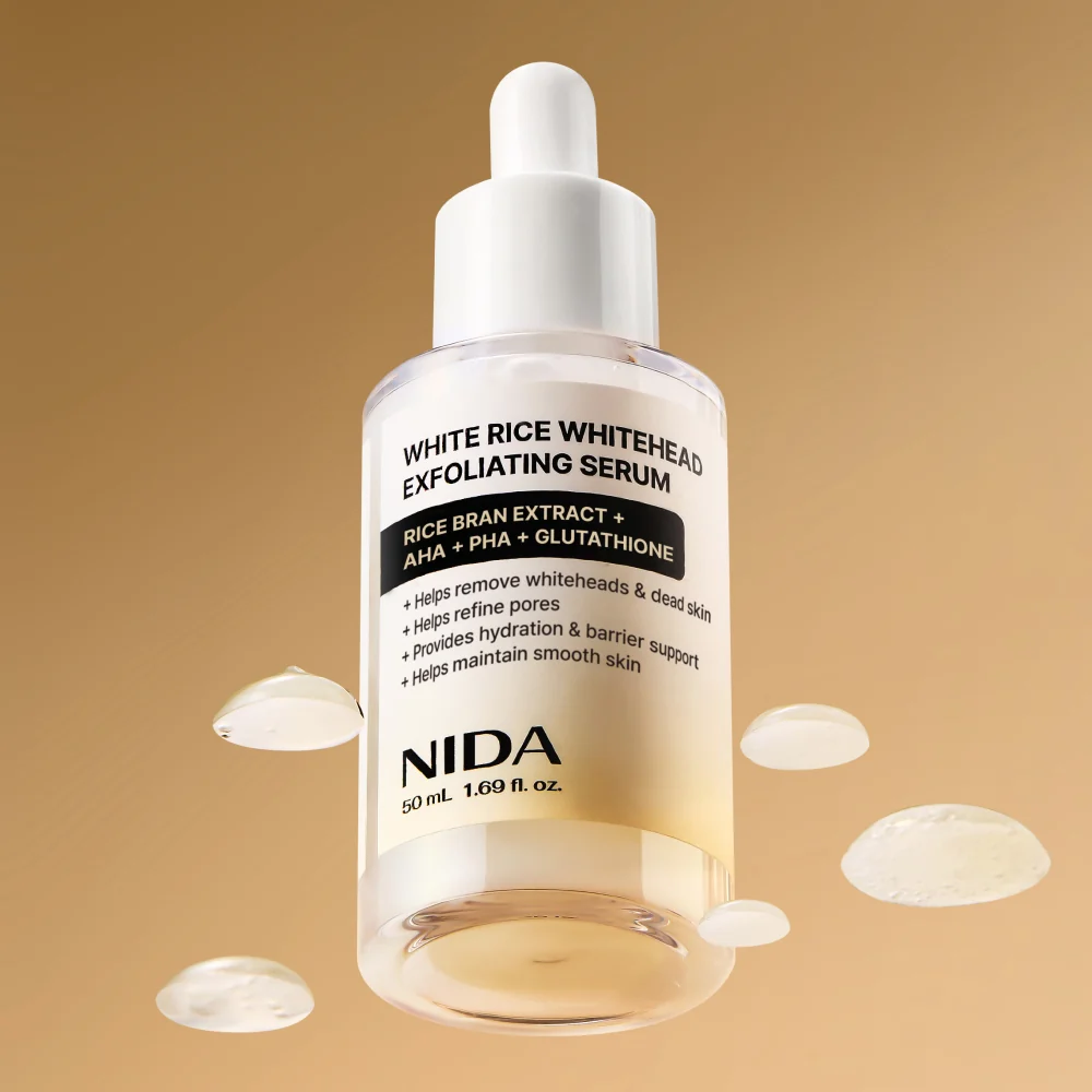 NIDA White Rice Whitehead Exfoliating Serum 50ml