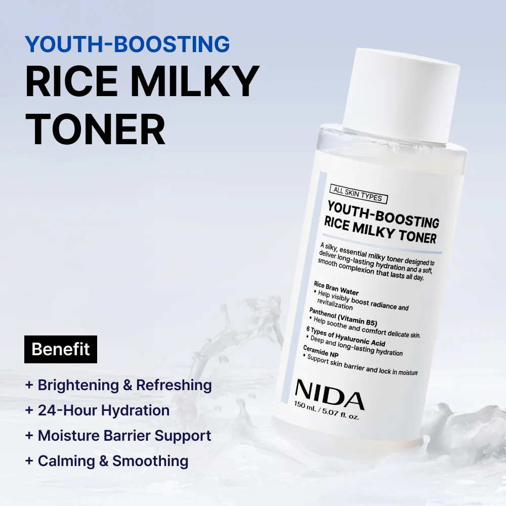 NIDA Youth-Boosting Rice Milky Toner 150ml