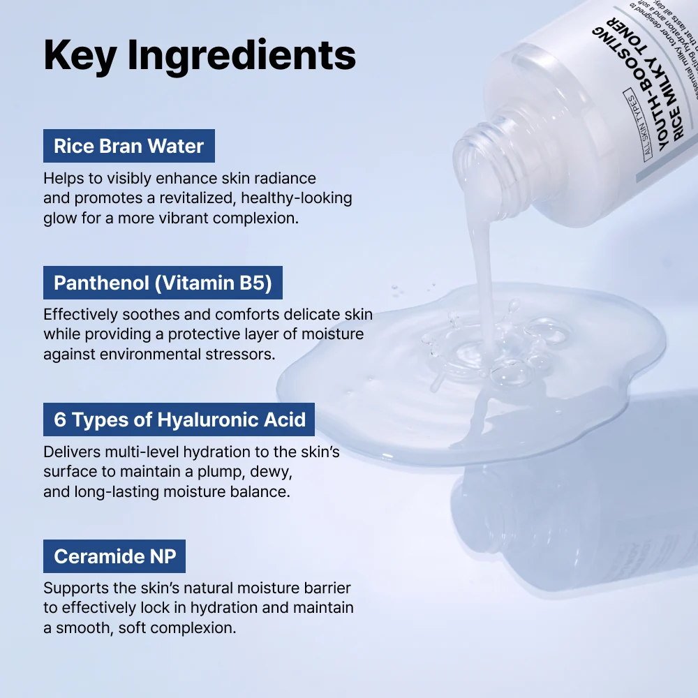 NIDA Youth-Boosting Rice Milky Toner 150ml