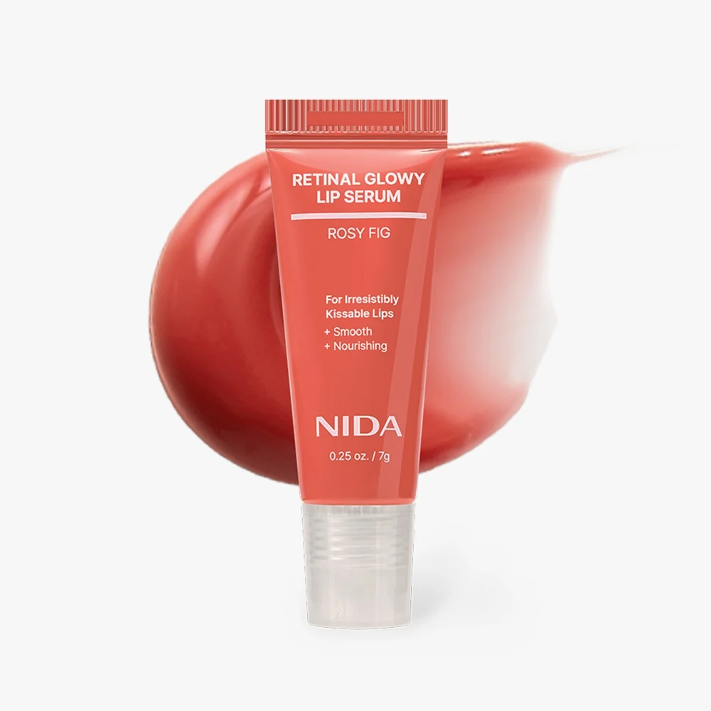 NIDA Retinal Glowy Lip Serum - Rosy Fig 7g
