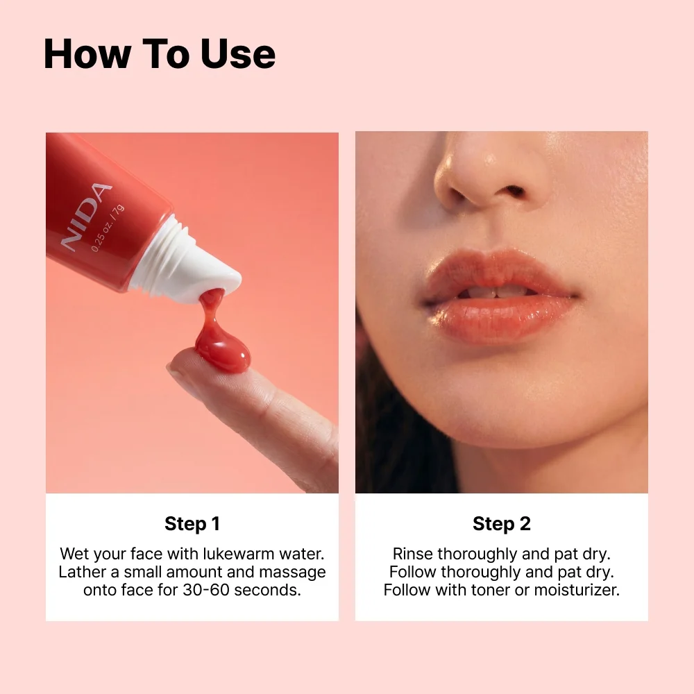 NIDA Retinal Glowy Lip Serum - Rosy Fig 7g