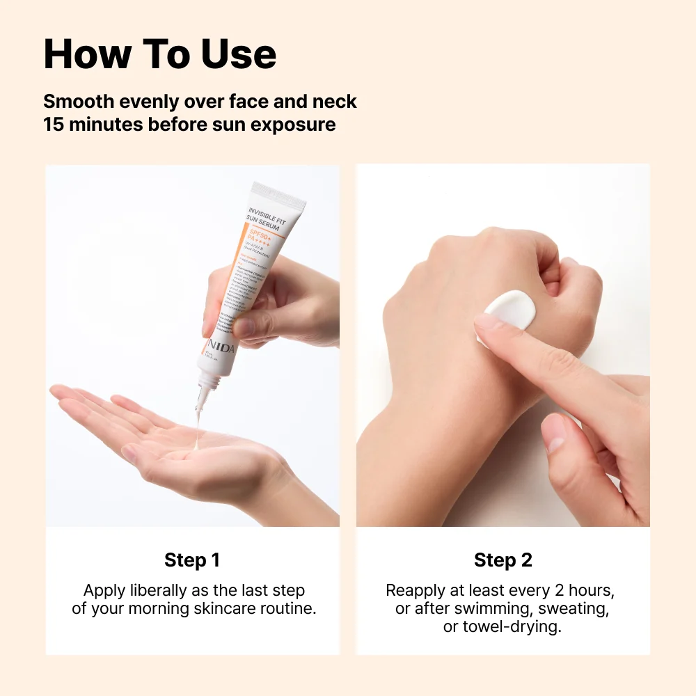 NIDA Invisible Fit Sun Serum 40ml