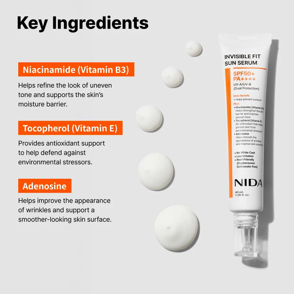 NIDA Invisible Fit Sun Serum 40ml