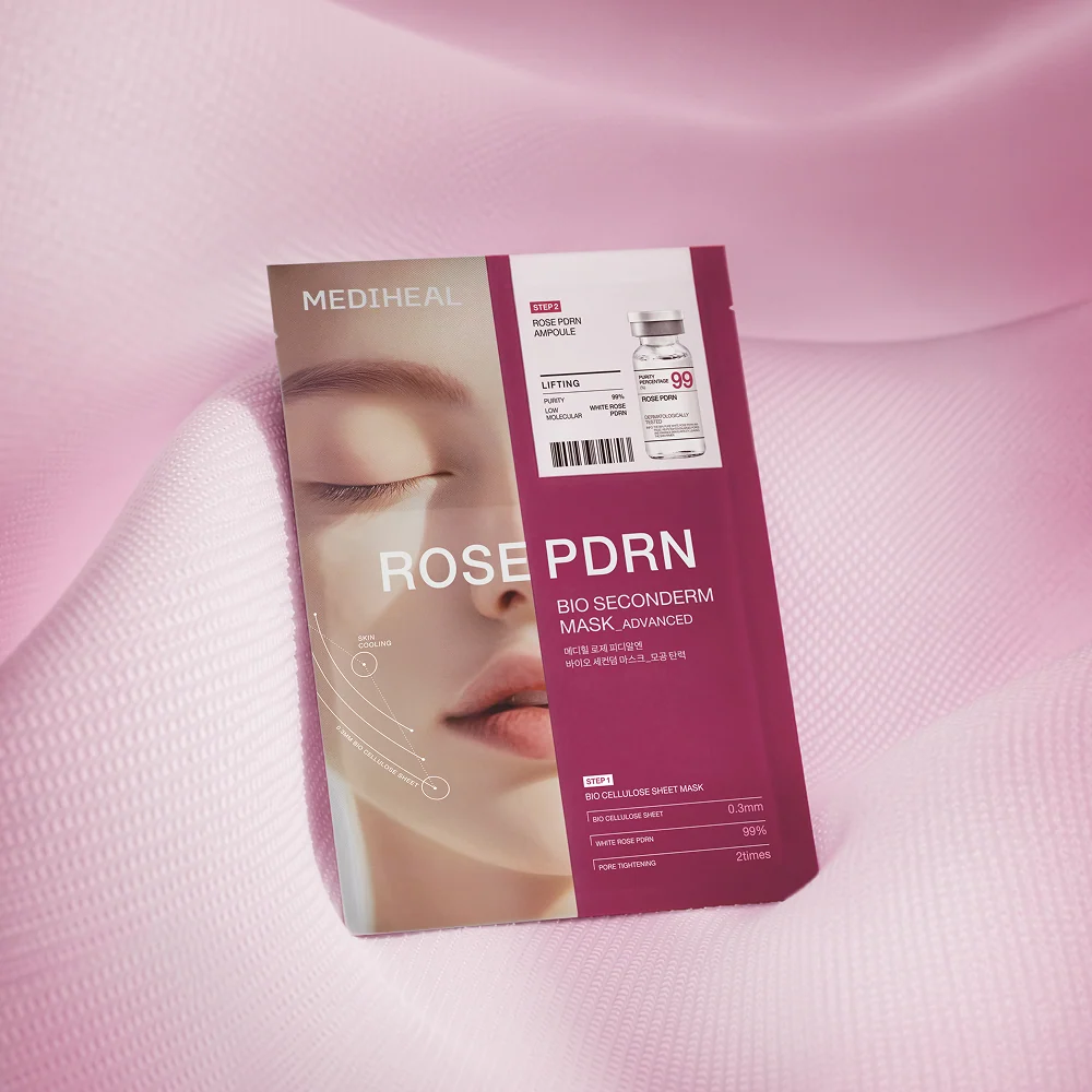 Mediheal Rose Pdrn Bio Seconderm Mask Lifting 1Pcs