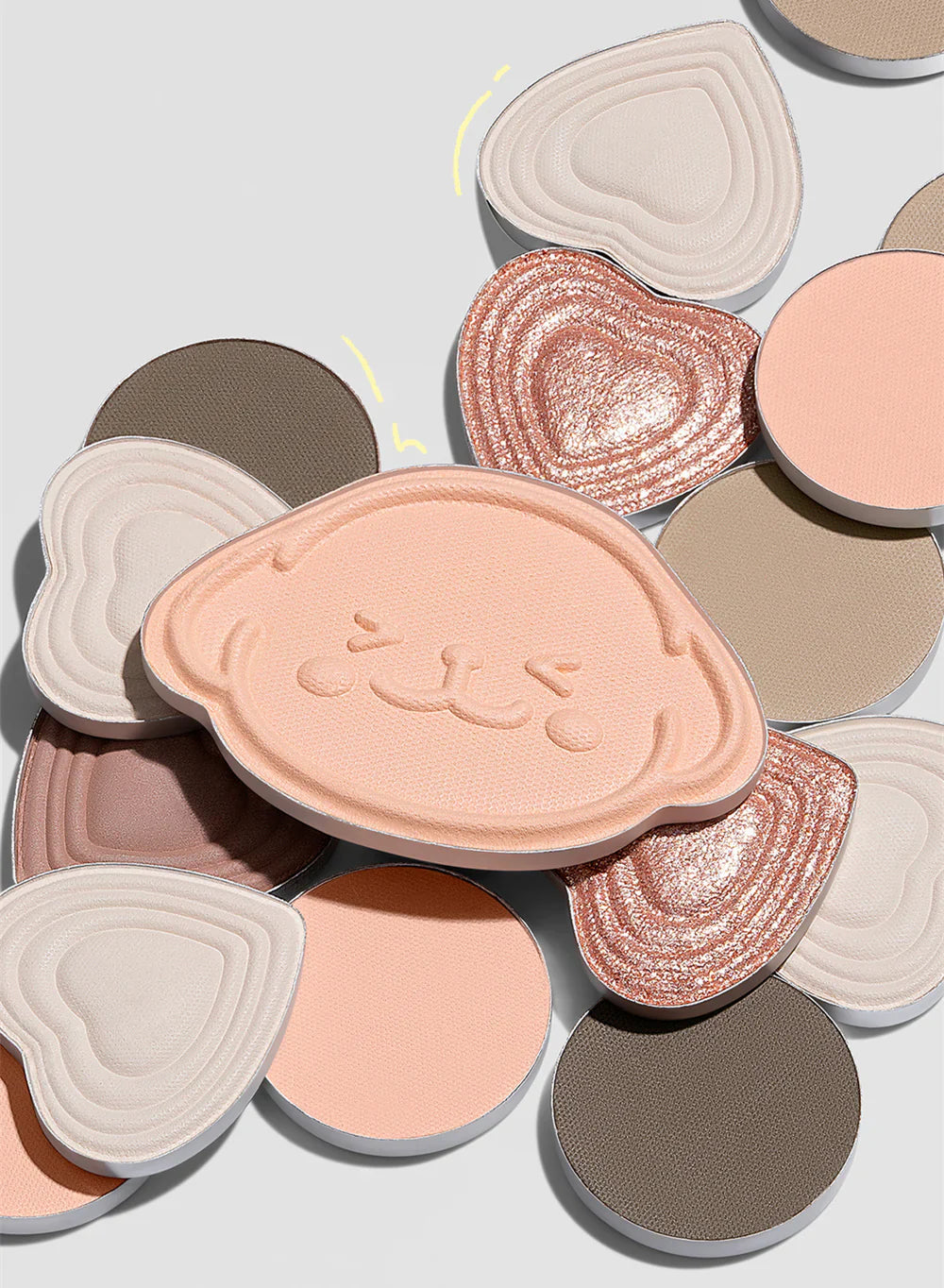 Little Ondine Puppy Hug Series 7-Color Eyeshadow Palette