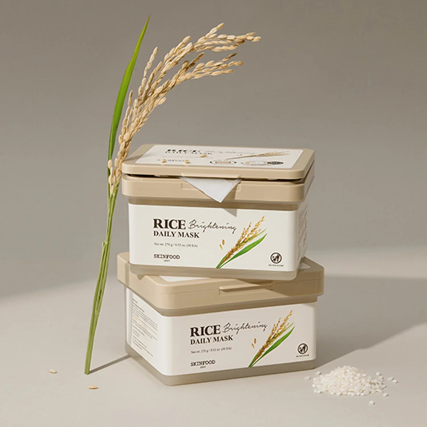 Skinfood Rice Brightening Daily Mask 30 Sheets