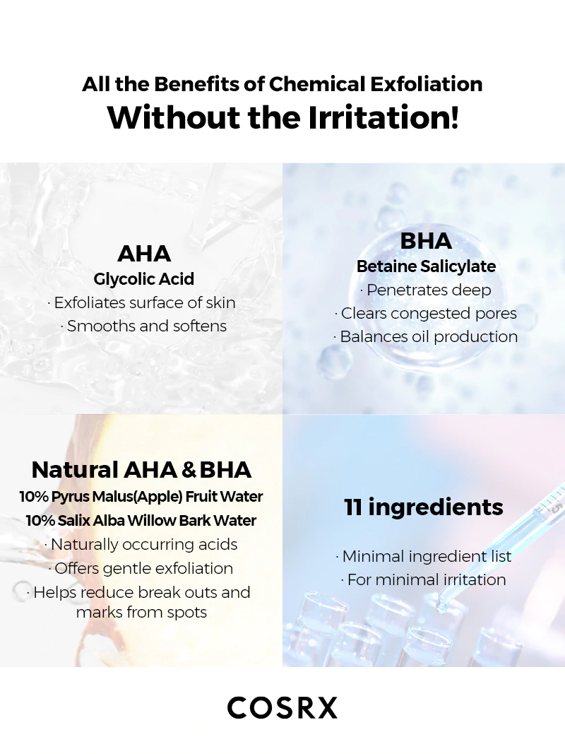 Cosrx AHA/BHA Clarifying  Treatment Toner