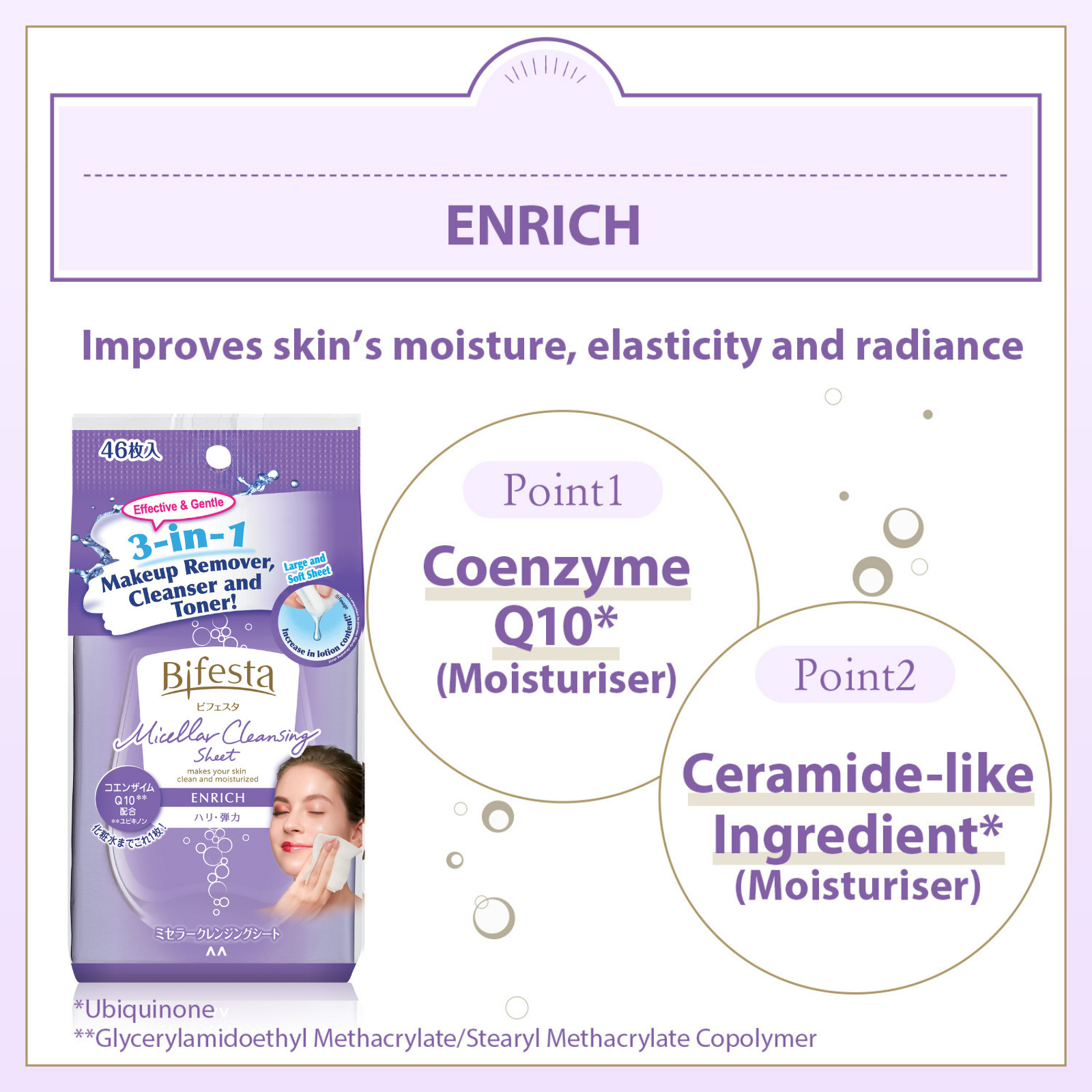 Bifesta Micellar Cleansing Sheet 46 Sheets O