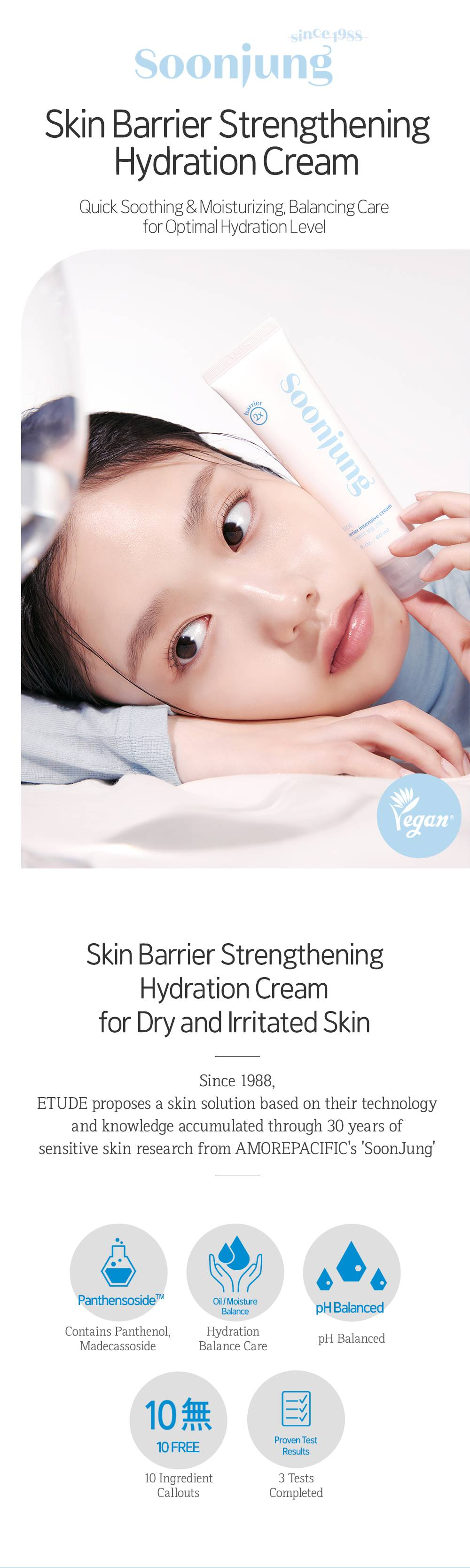 Etude House Soon Jung 2x Barrier Intensive Cream 60ml