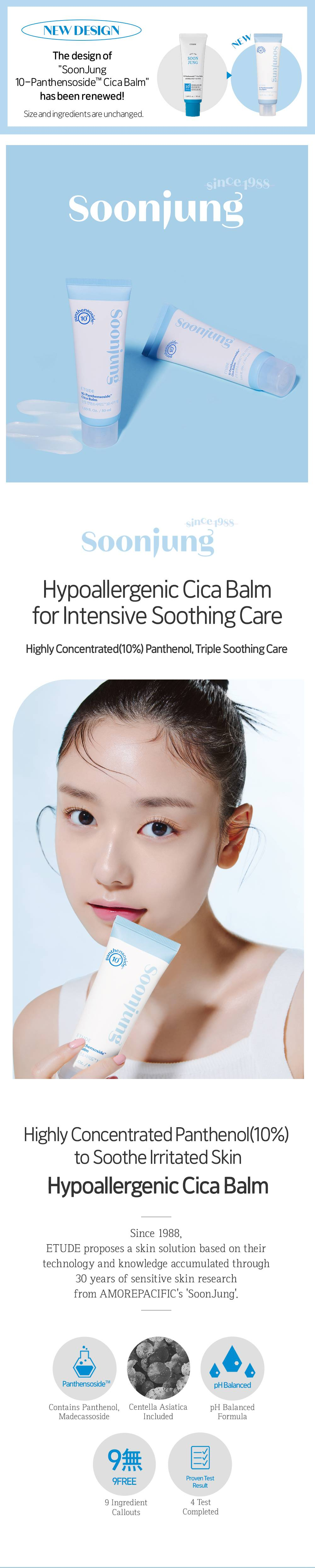 Etude House Soon Jung 10-Panthensoside Cica Balm 50ml