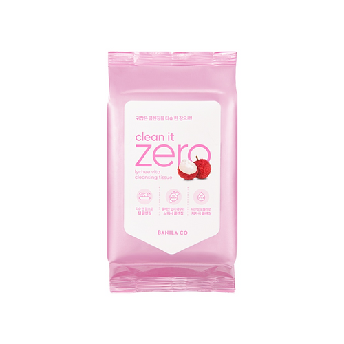 Banila Co Clean It Zero Lychee Vita Cleansing Tissue 30ea