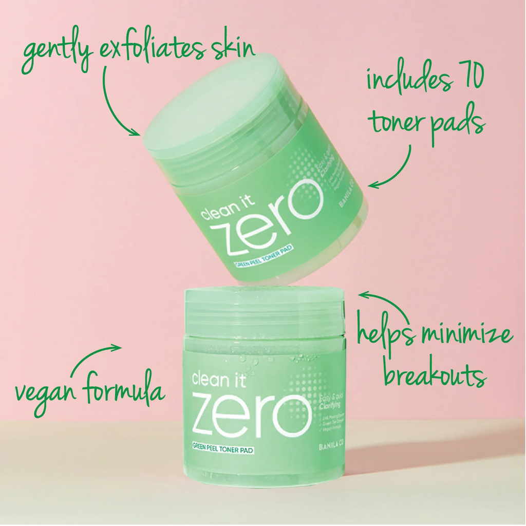 Banila Co Clean It Zero Green Peel Toner Pad 70pcs