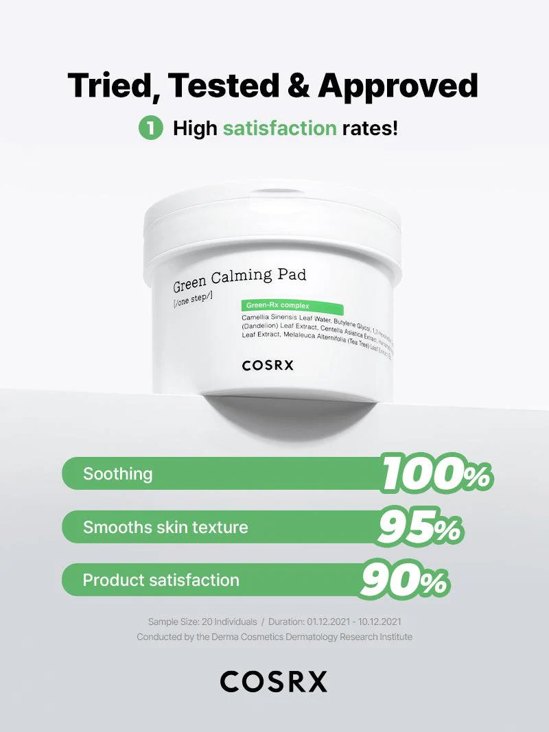 Cosrx One Step Green Calming Pad 70 Pads
