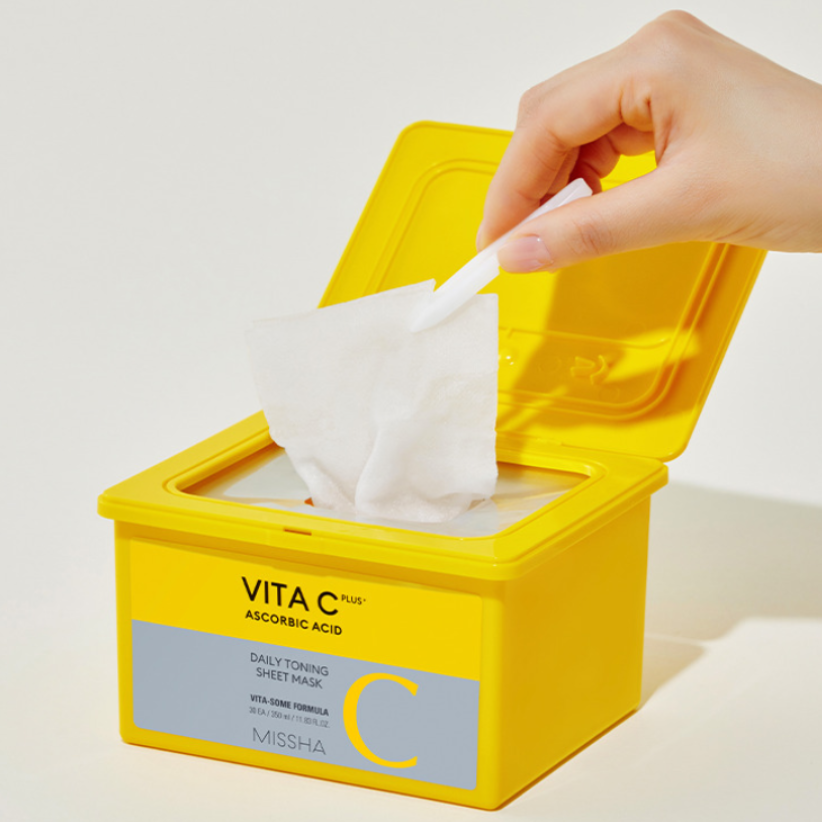 Missha Vita C Plus Daily Toning Mask
