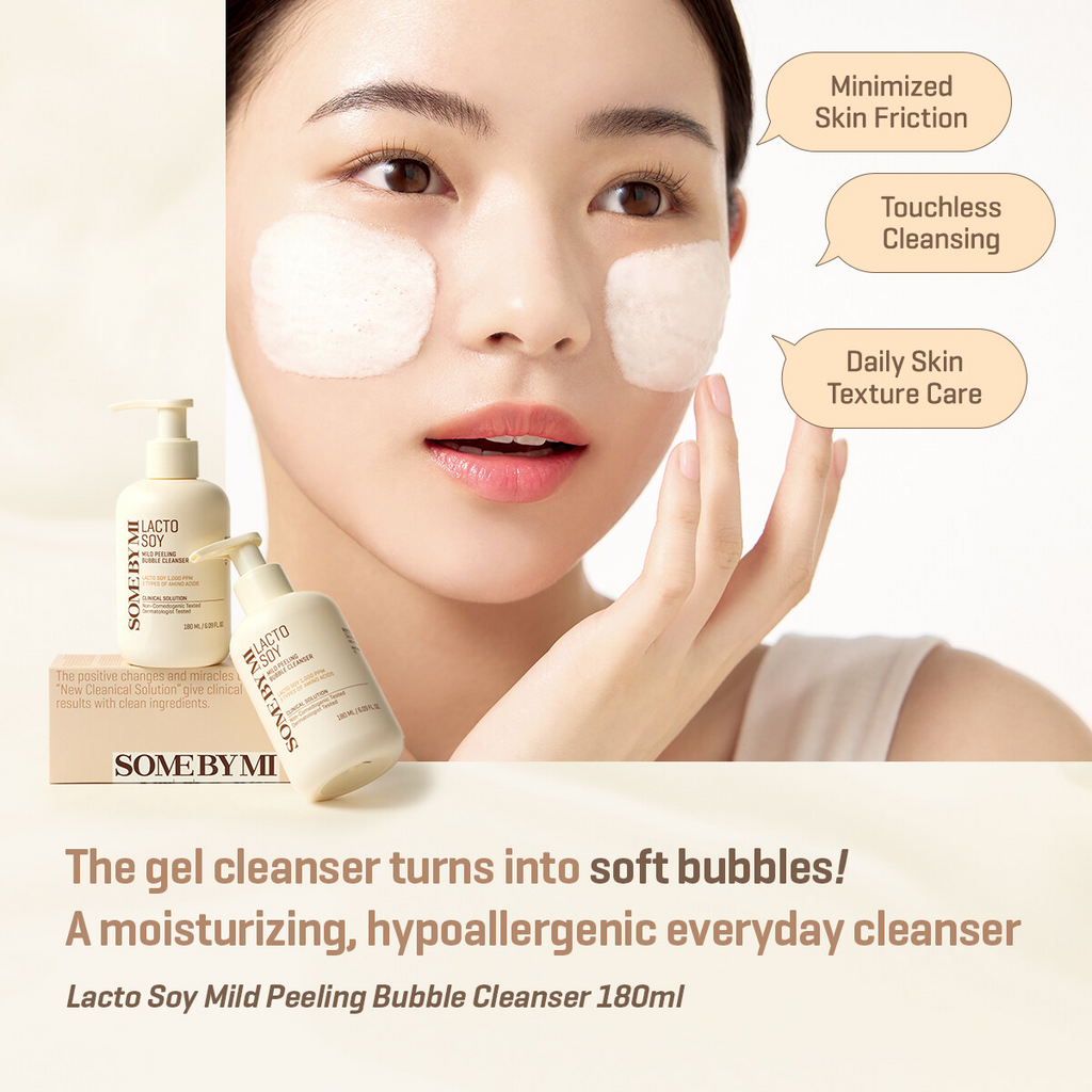 Some By Mi Lactosoy Mild Bubble Peeling Cleanser 180ml