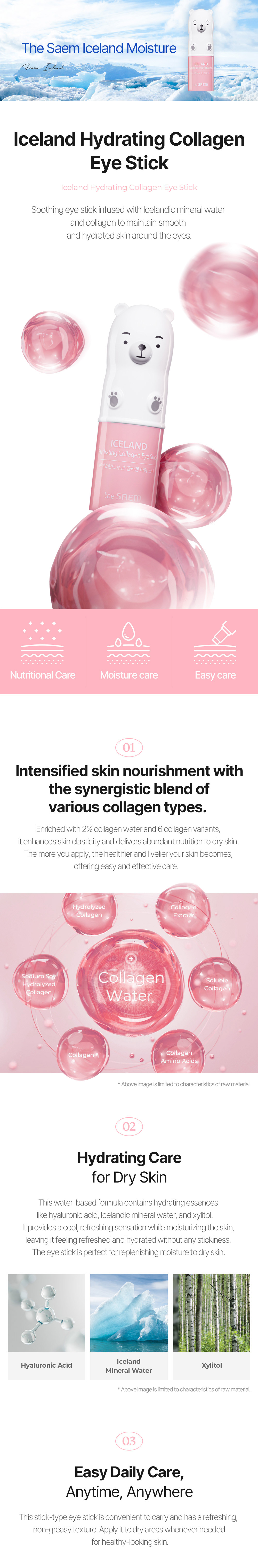 The Saem Iceland Hydrating Collagen Eye Stick