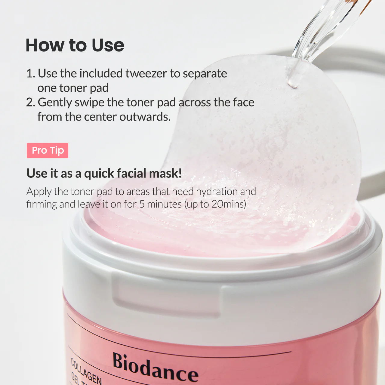 Biodance Collagen Gel Toner Pads 60 Pads