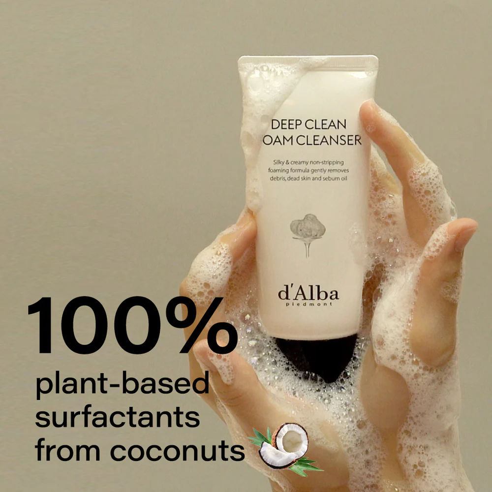 d'Alba White Truffle Deep Clean Foam Cleanser 80ml