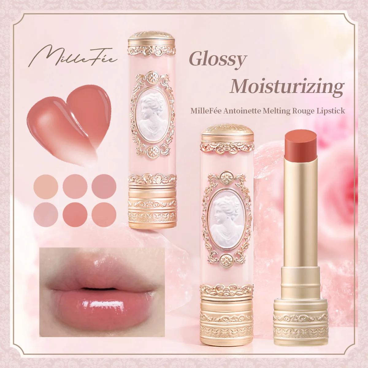 MilleFee Antoinette Melting Rouge Lipstick