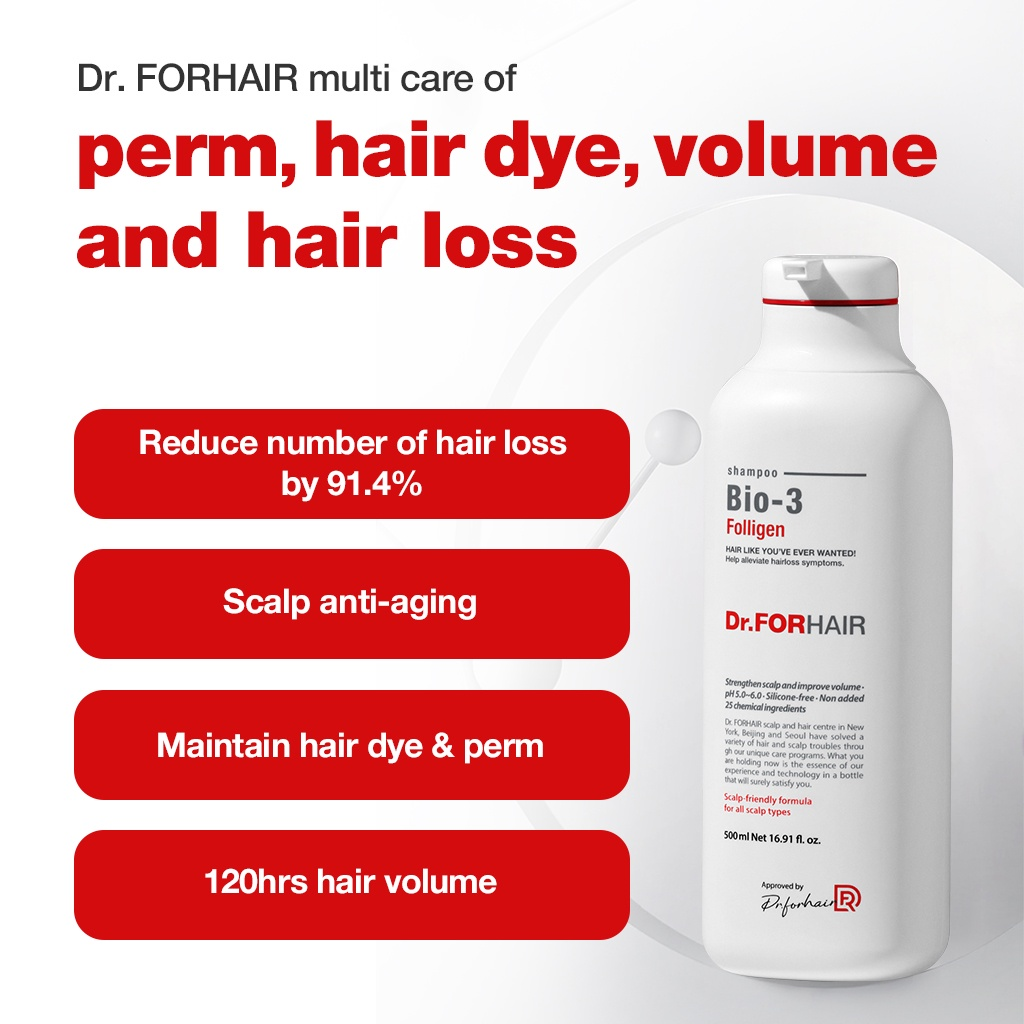Dr.FORHAIR Folligen Bio 3 Shampoo